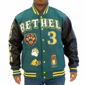 Iverson Bethel Bears State Champions Embroidered Wool Varsity Jacket